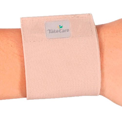 Munhequeira Regulável Bege Takecare Tamanho Único com 1 Unidade