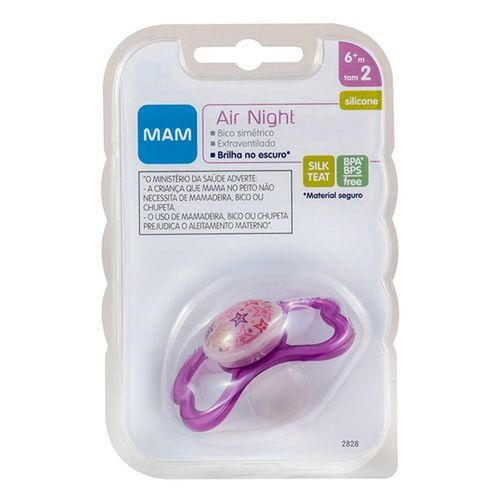 Chupeta MAM Air Night Girl Tamanho 2 com 1 Unidade