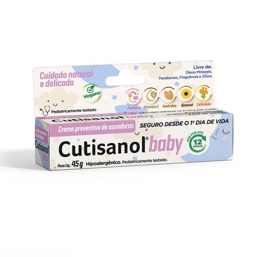 Cutisanol Baby Creme para Assaduras 45g