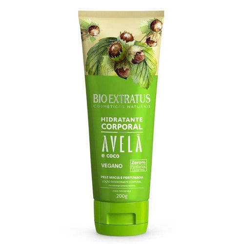 Hidratante Corporal Avelã e Coco Bio Extratus 200g