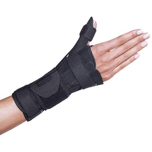 Tala Curta para Punho e Polegar Direita P Preta Kestal com 1 Unidade