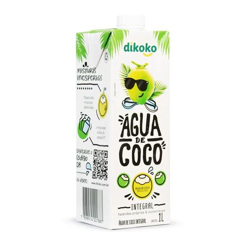 Água de Coco Integral Dikoko 1L