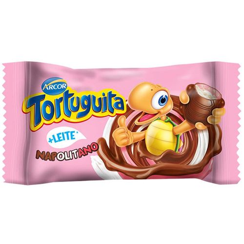 Chocolate Tortugui Sabor Chocolate Leite Napolitano 15.5g