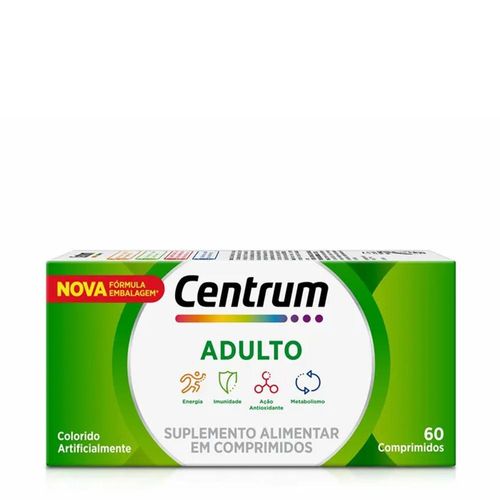 Multivitaminico Centrum Adulto de A a Zinco 60 Comprimidos