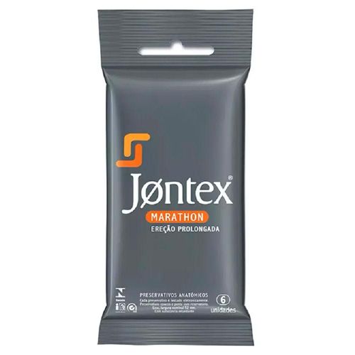 Preservativo Jontex Marathon com 6 Unidades