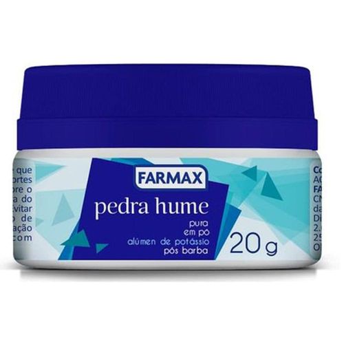Pedra Hume em Pó Pós-Barba Farmax 20g