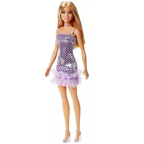 Boneca Barbie Fashion Glitter Sortida com 1 Unidade