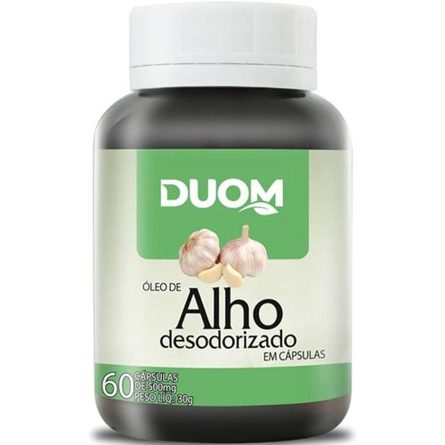 Óleo de Alho Desodorizado Duom com 60 Cápsulas