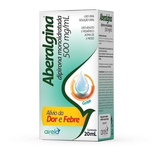 Aberalgina 500mg/ml Solução de Uso Oral 20ml