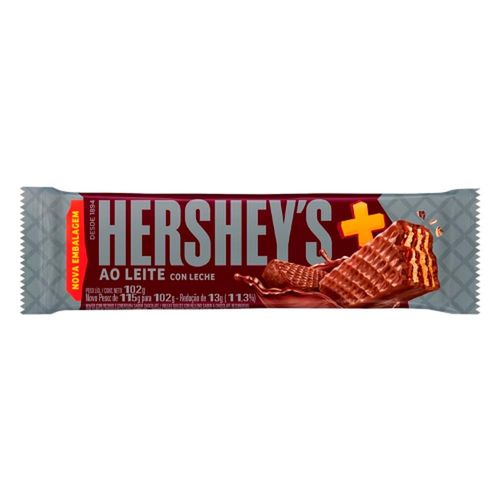 Wafers de Chocolate ao Leite Hershey's Sabor Mais Leite 102g