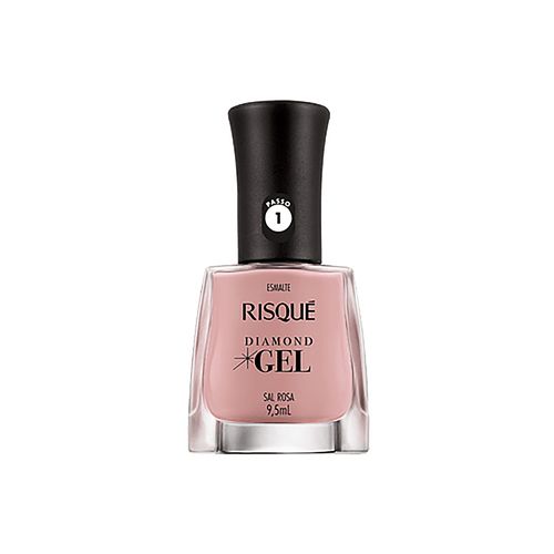 Esmalte Risqué Diamond Gel Sal Rosa 9,5ml