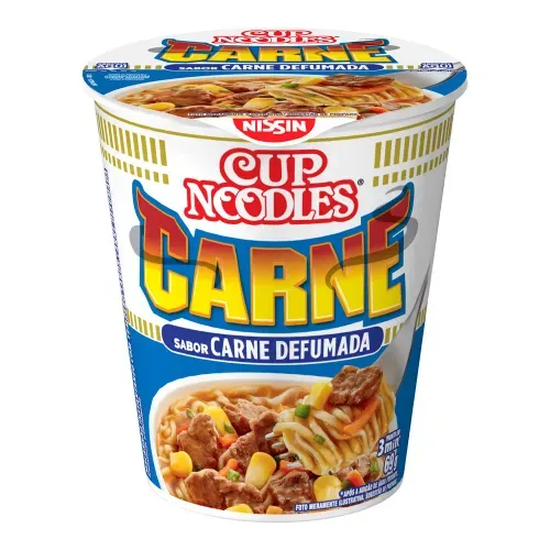 Macarrão Instantâneo Cup Noodles Sabor Carne Defumada 69g