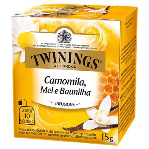 Chá Twinings Sachê Camomila com Mel e Baunilha 20g