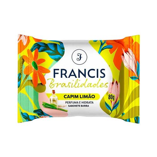 Sabonete em Barra Francis Brasilidades Capim Limão 80g