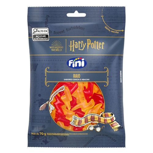 Bala Gelatina Fini Harry Potter Raio 70g