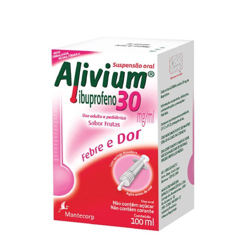Alivium 30mg/ml com Seringa Dosadora Suspensão de Uso Oral 100ml