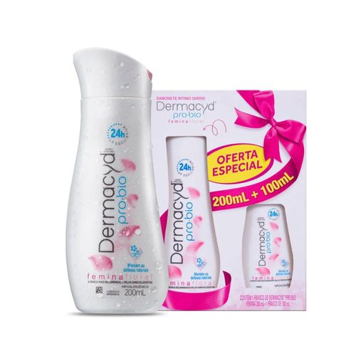 Kit Sabonete Íntimo Dermacyd Femina com 200ml + 100ml