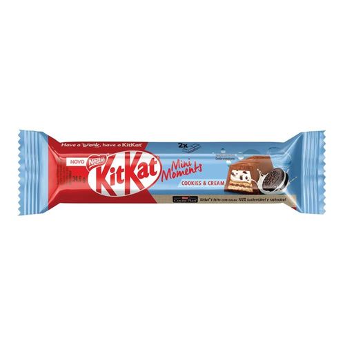 Chocolate Nestlé Kit Kat Mini Moments Cookies & Cream 34,6g