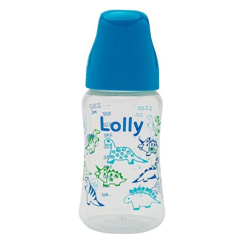 Mamadeira Lolly Big Viva Silicone Ortodôntico Azul 330ml