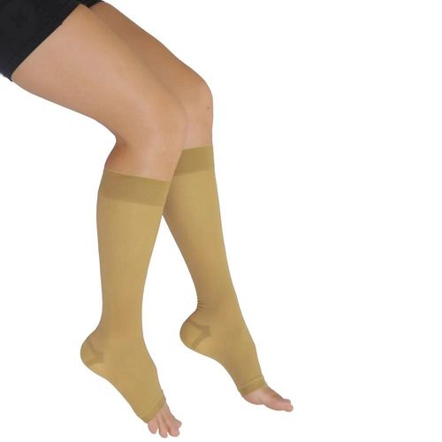 Venosan U/L 30-40 Venosan 4000 Ultraline 30-40 Meia 3/4 com Ponteira Tamanho XG Bege com 1 Par