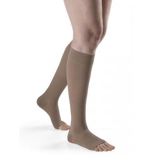 Meia 3/4 sem Ponteira Tamanho G Longa Bege Sigvaris Scp 20-30 com 1 Par