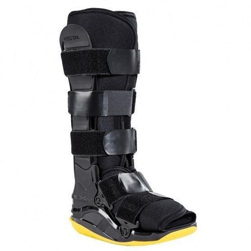 Bota Imoblizadora Kestal Longa Exofoot Preto Amarelo Tamanho G com 1 Unidade