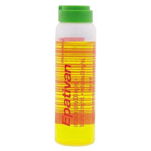 Epativan 100mg/ml + 50mg/ml + 10mg/ml Solução de Uso Oral Flaconete 10ml