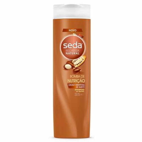 Shampoo Seda Recarga Natural Bomba de Nutrição 325ml