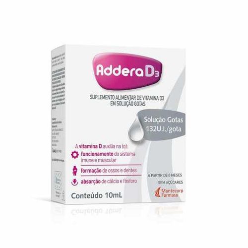 Addera D3 132UI Solução de Uso Oral 10ml
