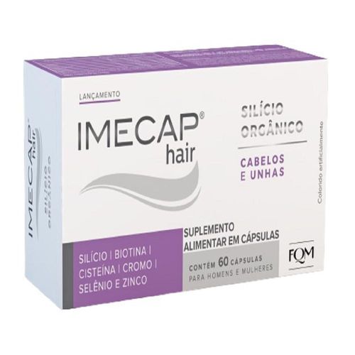 Imecap Hair Silício Orgânico com 60 Cápsulas