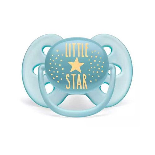 Chupeta Ultra Soft Little Star 6-18 Meses Avent com 1 Unidade