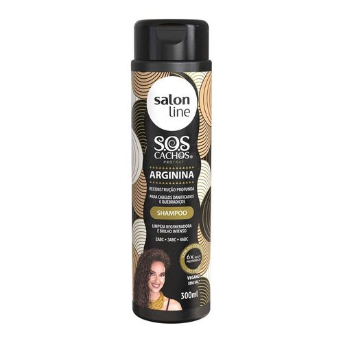 Shampoo Salon Line S.O.S Cachos Arginina 300ml