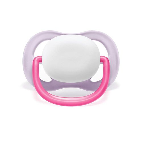 Chupeta Ultra Air Avent Philips 0-6M Menina Lisa com 1 Unidade
