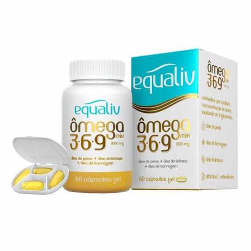 Ômega 3 Mix 3-6-9 1000mg Equaliv com 60 Cápsulas Gel