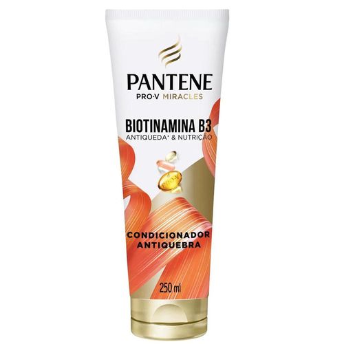 Condicionador Pantene Pro-V Miracles Biotinamina B3 Antiqueda & Nutrição 250ml