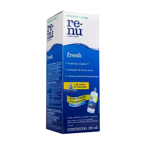 Renu Solução de Uso Oftálmico Multiuso Frasco 120ml