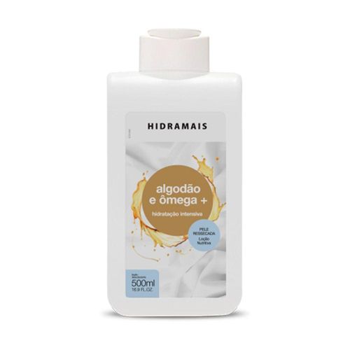 Loção Hidratante Hidramais Algodão e Ômega 500ml