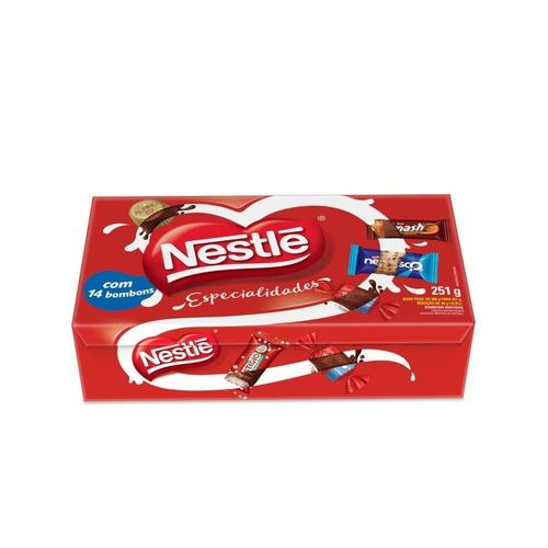 Caixa com Bombons Nestlé Especialidades 251g