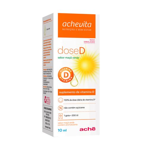Suplemento de Vitamina D 200UI Dose D 10ml