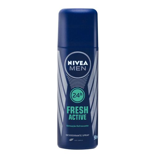 Desodorante Aerosol Nivea Men Fresh Active com 90ml