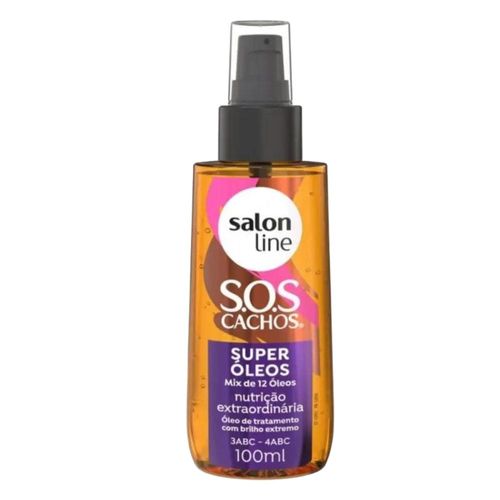 Óleo Capilar Nutrição Extraordinária Super Óleos Salon Line S.O.S Cachos 100ml