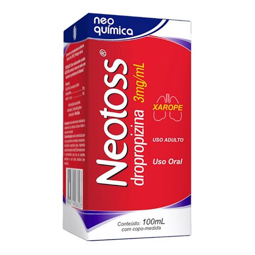 Neotoss 3mg/ml com Copo Medidor Xarope Adulto Frasco 100ml