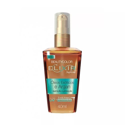 Reparador de Pontas Elixir Óleos Exóticos e Argan Beautycolor 40ml