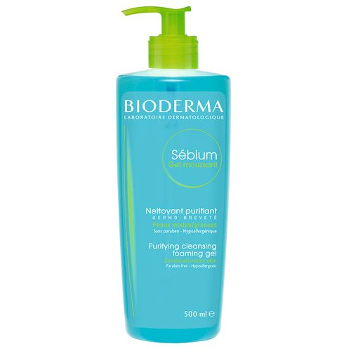 Gel de Limpeza Antioleosidade Bioderma Sébium Gel Moussant Pump 500ml