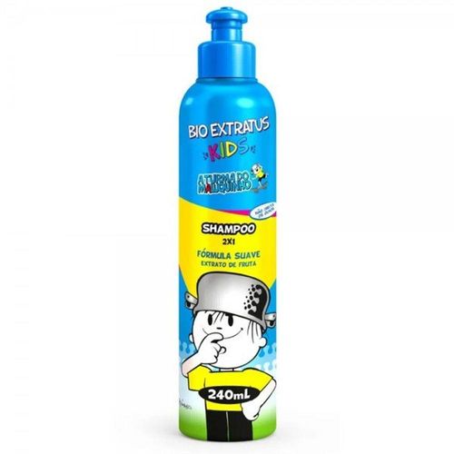 Shampoo Kids 2 em 1 Suave Bio Extratus A Turma do Maluquinho 240ml