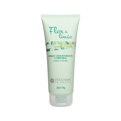 L'Occitane Au Bres Creme Corporal Desodorante Sorbet Flor de Limão 200ml