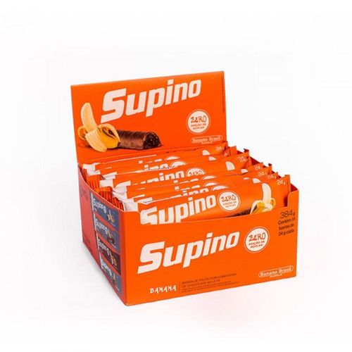 Supino Barras Barra Frutas Banana/Choco ao Leite Zero 24g