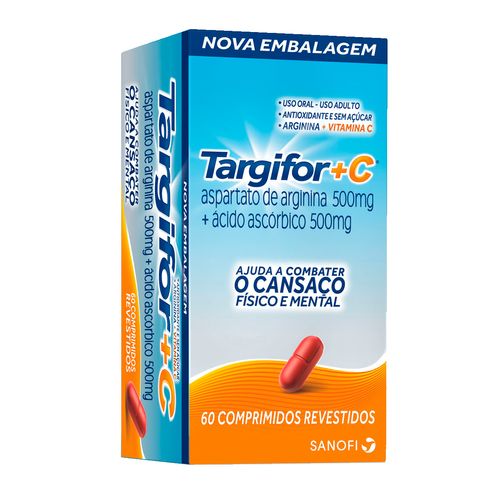Targifor C 500mg + 500mg com 60 Comprimidos Revestidos