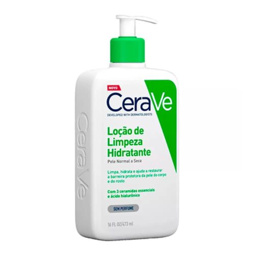 Loção de Limpeza Hidratante Cerave Pele Normal a Seca 473ml