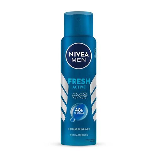 Desodorante Antitranspirante Aerosol Nivea Men Fresh Active Masculino 48h 150ml